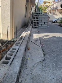 建物外部の施工